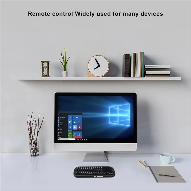 Mini Bluetooth+2.4Ghz wireless keyboard with touchpad for Android/PC/tablet/PS4/Raspberry Pi 3/HTPC