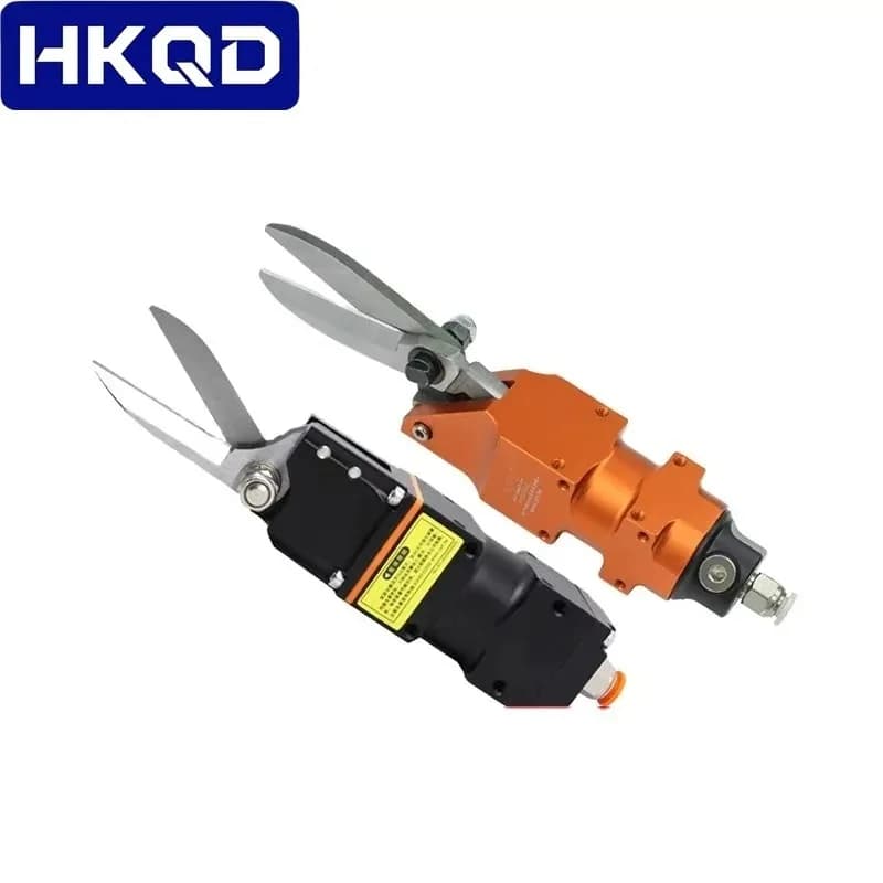 In Stock HKQD Automatic High Strength AM-10 100S Pneumatic Air Shear Cutter for KN95 N95 Mask Machine