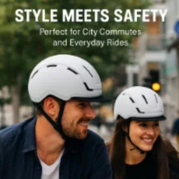 New modelable single-piece bike helmet for urban commuting hat for leisure time single helmet ultralight adjustable