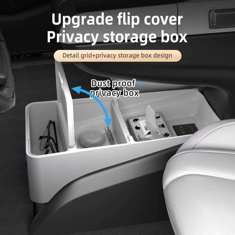 2024 Per Buick GL8: Tappetino Organizzatore in Silicone per Vano Portaoggetti Sotto la Console Centrale, Accessorio Interno Auto