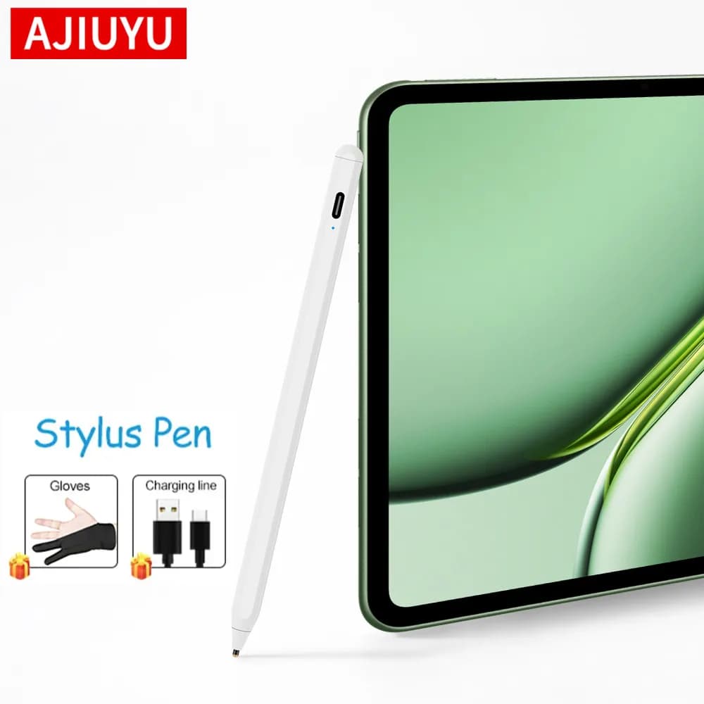 AJIUYU Penna Stilo per OPPO Pad SE 11, Pad 2, 3, 11.61, Air 2, 10.36, Neo 11.4, 3, 4, 5 Pro 13.2", OnePlus Pad 2, 3, Go, Go2 - Penna Touch