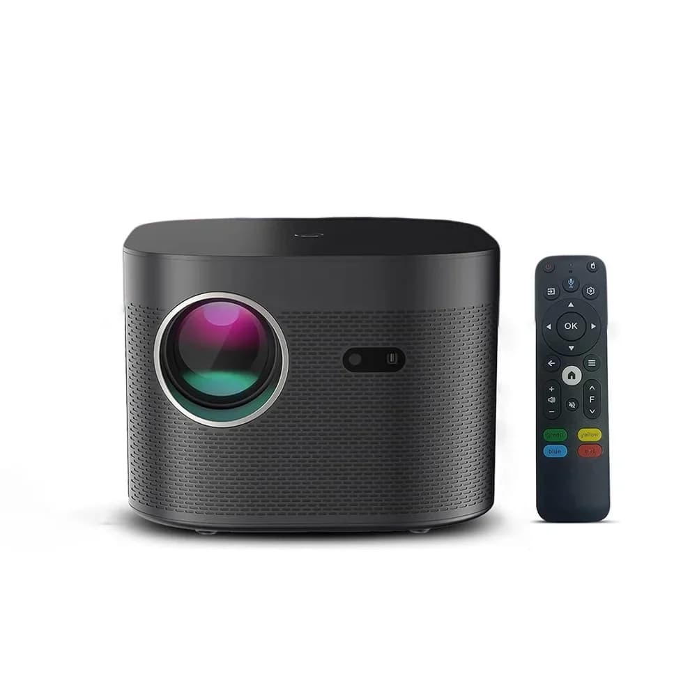 LONNST L33 Portable Smart Android 10 Full HD 1080P DLP LED Projector 4K Beamer for Outdoor and Phone Use for Home Theater