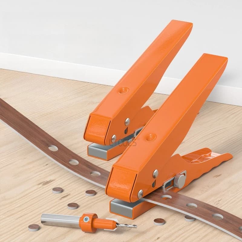 High Carbon Steel Adjustable Drilling Grip for Carpentry Boring, 8-15mm PVC Round Holes Tools