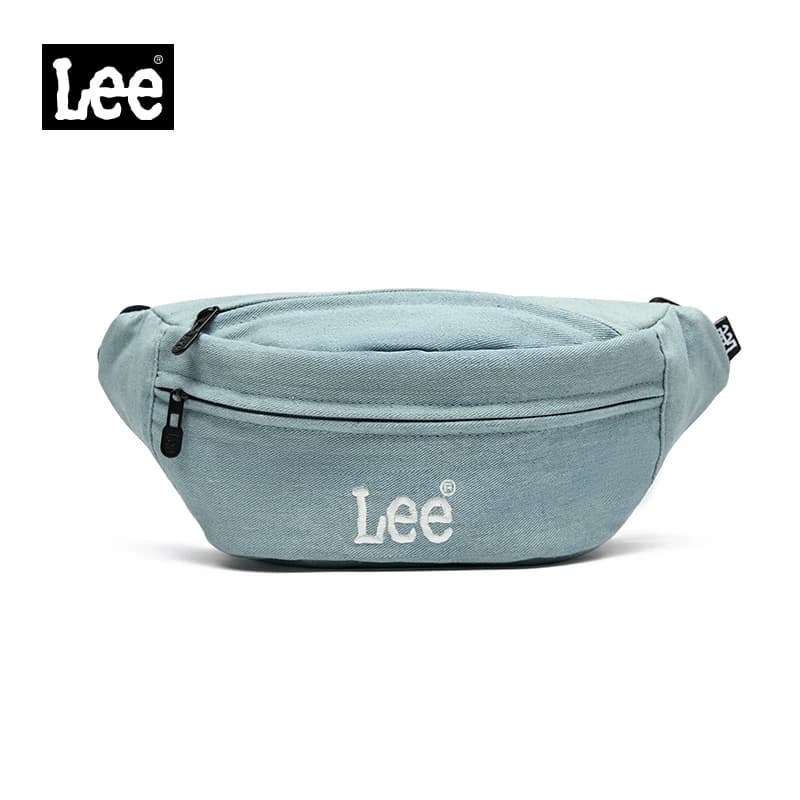 LEE Rain Bag for Running, Large Capacity, Women's and Men's, Travel Shoulder Bag, Denim Waist Bag with Phone Pocket