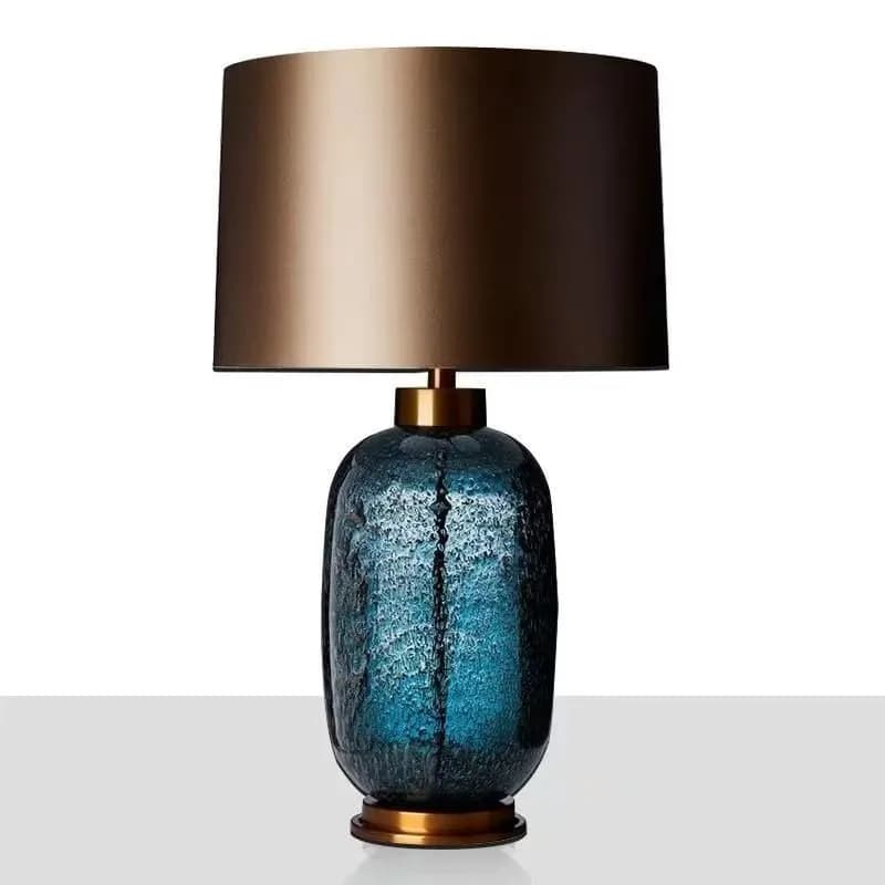 Simple desk lamp, living room creative glazed bedroom bedside lamp, hotel model room, post-modern dimmable light