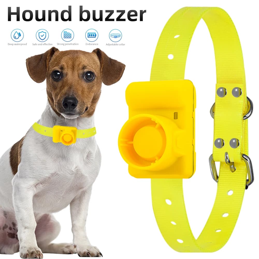 Collari Beeper per cani da caccia ricaricabili Collare di addestramento per cani impermeabile Segnale acustico incorporato Suono Collare elettrico per animali domestici Beep Clicker