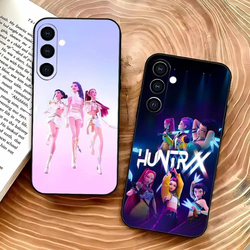 Custodia per telefono K-Pop D-Demons Hot H-Hunters per Samsung Galaxy A73,A72,A71,A70,A53,A52,A51, altre custodie morbide nere