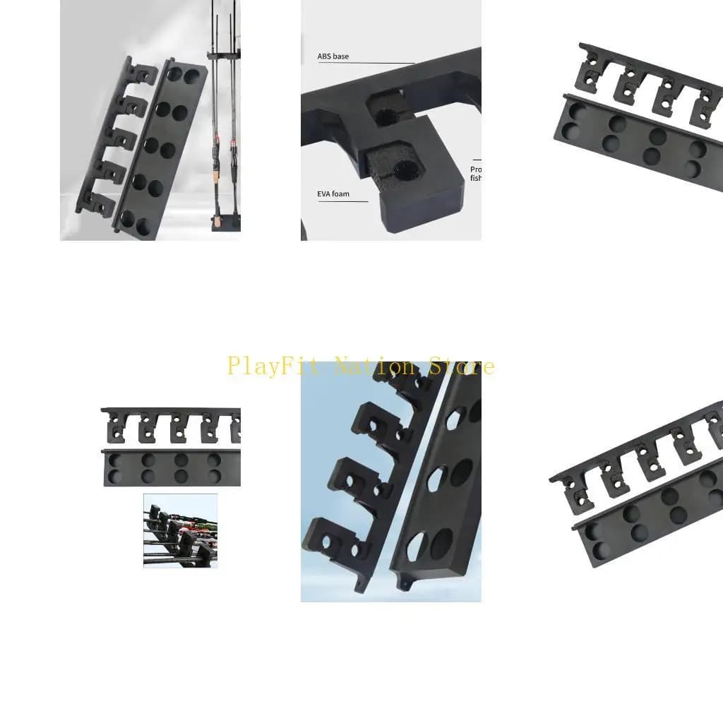 242F Fishing rod Exhibitor Cane Holder Fishing rod Support Horizontal support 10 rods Accessories