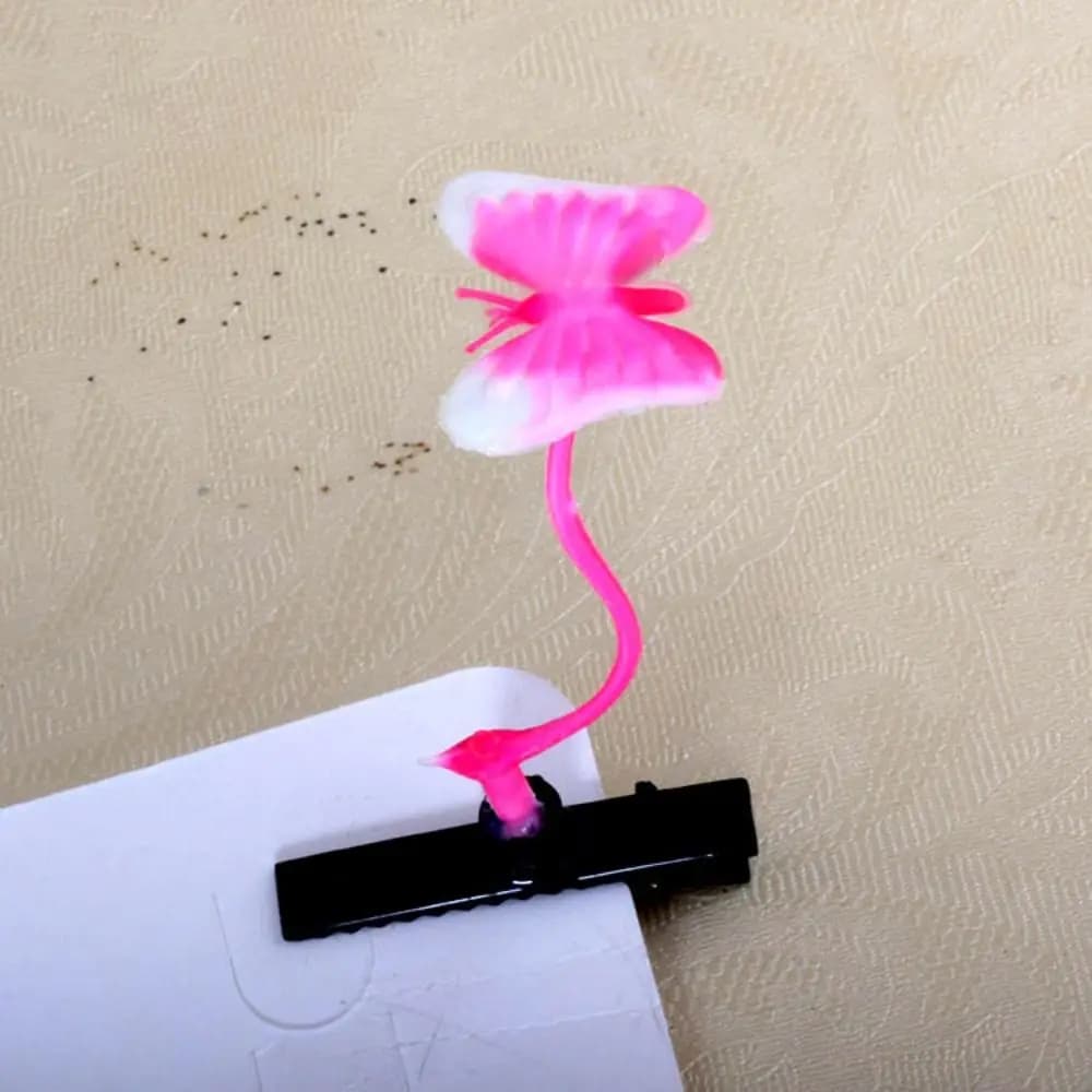 1Pair Simulation Bean Sprout Hair Clip Mushroom Cherry Flower Plant Hairpins Hair Accessories Side Barrettes