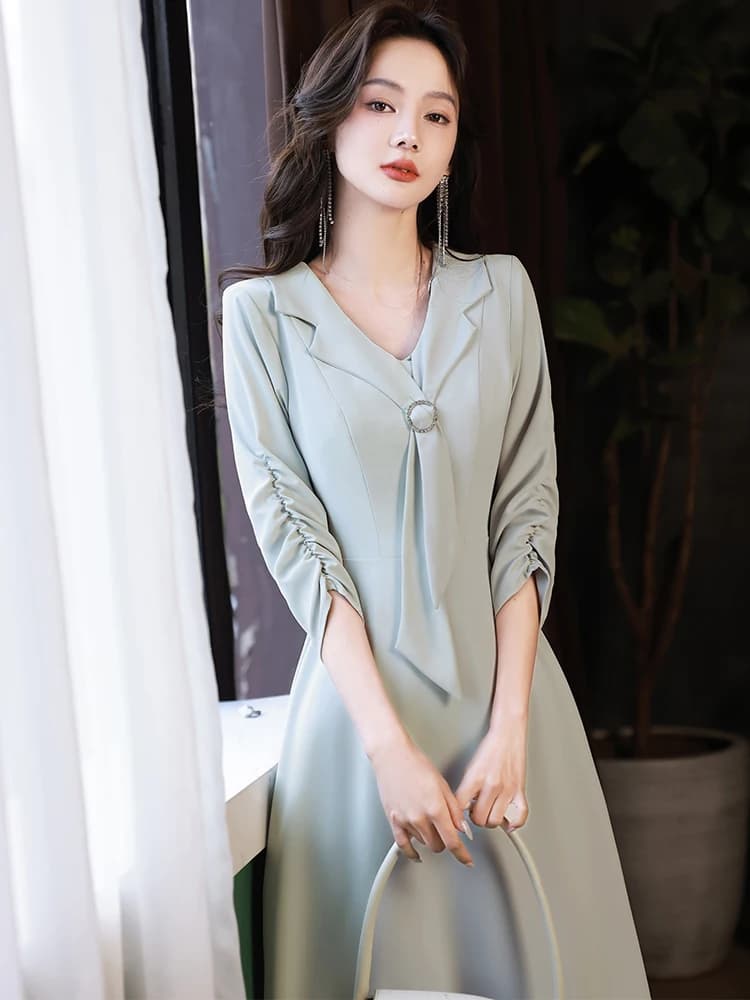 Elegant Slim Fit Evening Dress High-End Customized Adult Ceremony Gown Fashionable Mid-Waist Zipper Style for Various Occasions