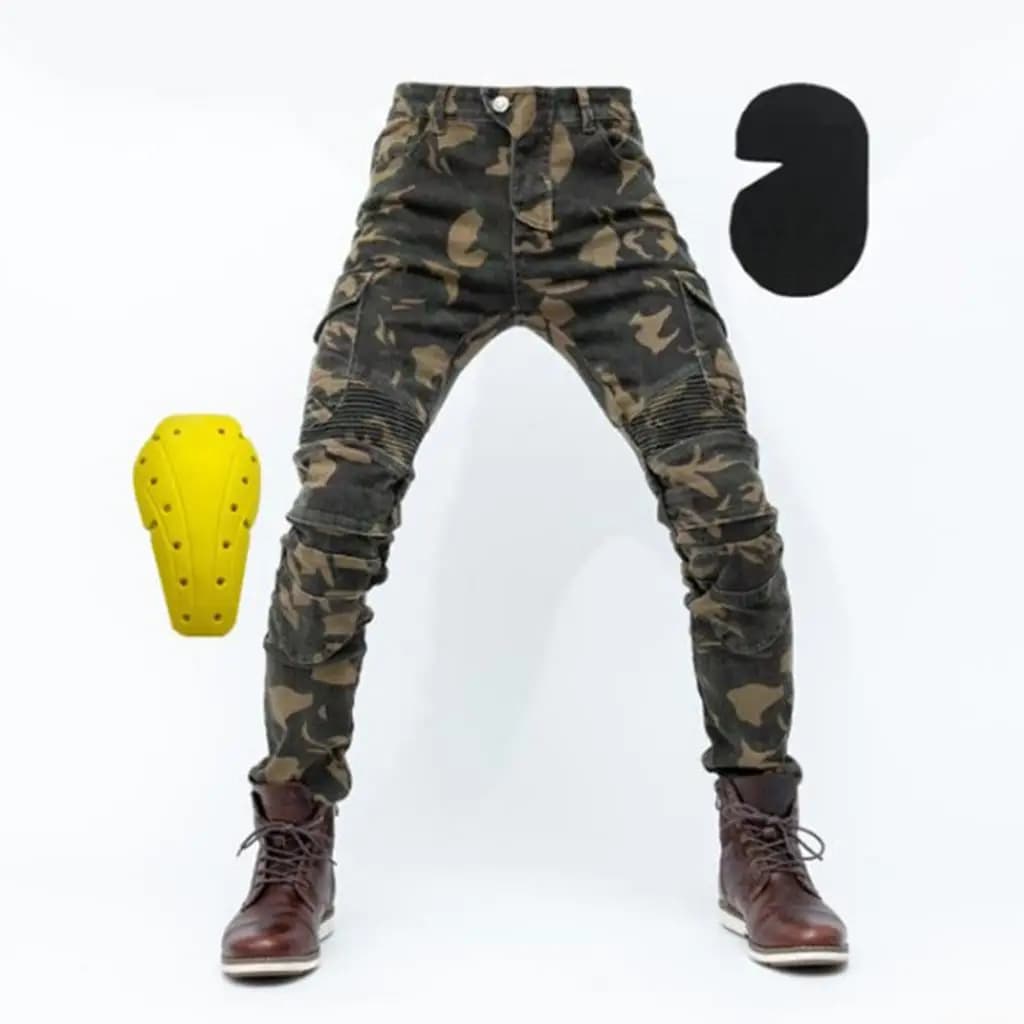 Biker Protective Lining Unisex Denim Jeans Motorcycle Protective Pants Summer Trousers for Bikers