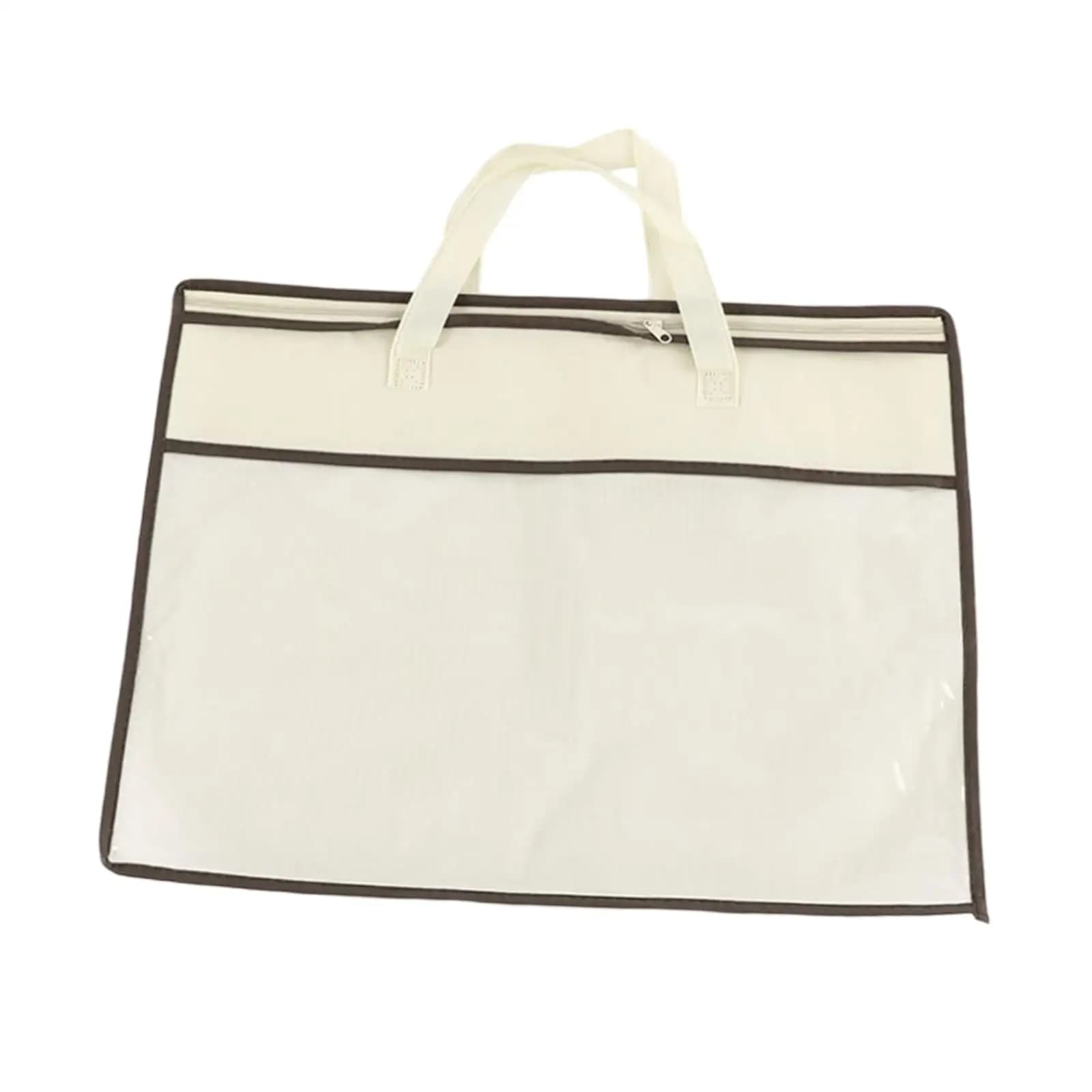 Pillow Storage Bag Tote Bag Dustproof Multipurpose Closet Organizer Storage Container for Comforter Bedding Clothing Travel