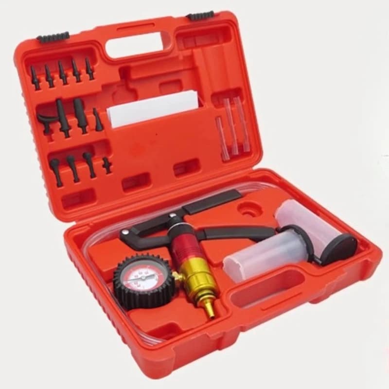 Set tester di spurgo manuale per freni e frizione Kit di spurgo Pompa per vuoto Auto Moto
