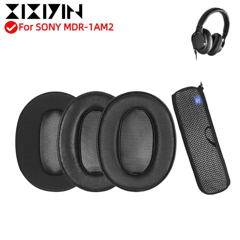 XIXIYIN Sostituzione memory sponge Earpads Memory Foam Ear Cushion Cover Per SONY MDR-1AM2 Gaming Headset Paraorecchie Ear Pads