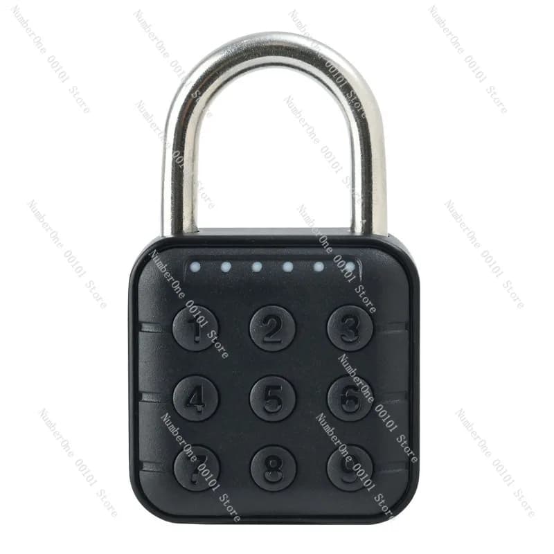 Lucchetti intelligenti per impronte digitali, serrature Bluetooth Graffiti impermeabili per uso domestico, piccole teste di blocco per impronte digitali per studenti per la sicurezza