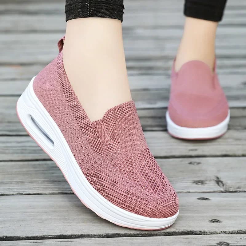 Autunno nuove scarpe da donna con suola spessa Calzature antiscivolo per il tempo libero all'aperto Mocassini comfort alla moda Scarpe singole da donna leggere
