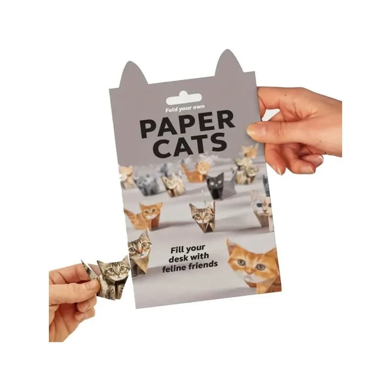 Creative DIY Cat Origami Kit - Fun Handmade Animal Paper Folding Decorations