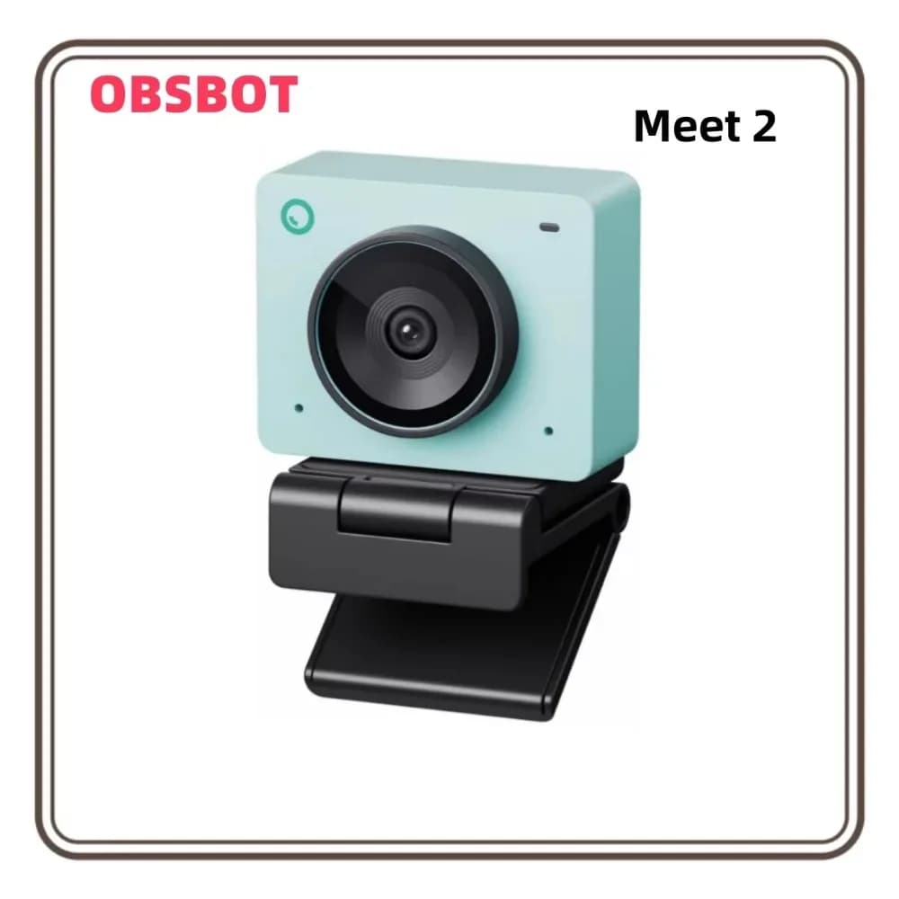 OBSBOT Meet 2 4K PC Cams with Sensor 1/2, AI, Autofocus, Gesual Control, HDR, Double Microphone, 60 FPS