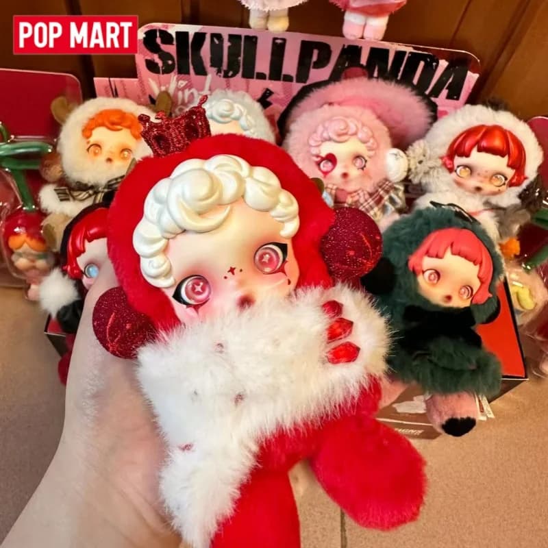 POP MART SKULLPANDA Winter Symphony Series Blind Box - Busta a Sorpresa, Decorazione da Scrivania, Giocattoli, Statuetta Anime, Modellino Carino