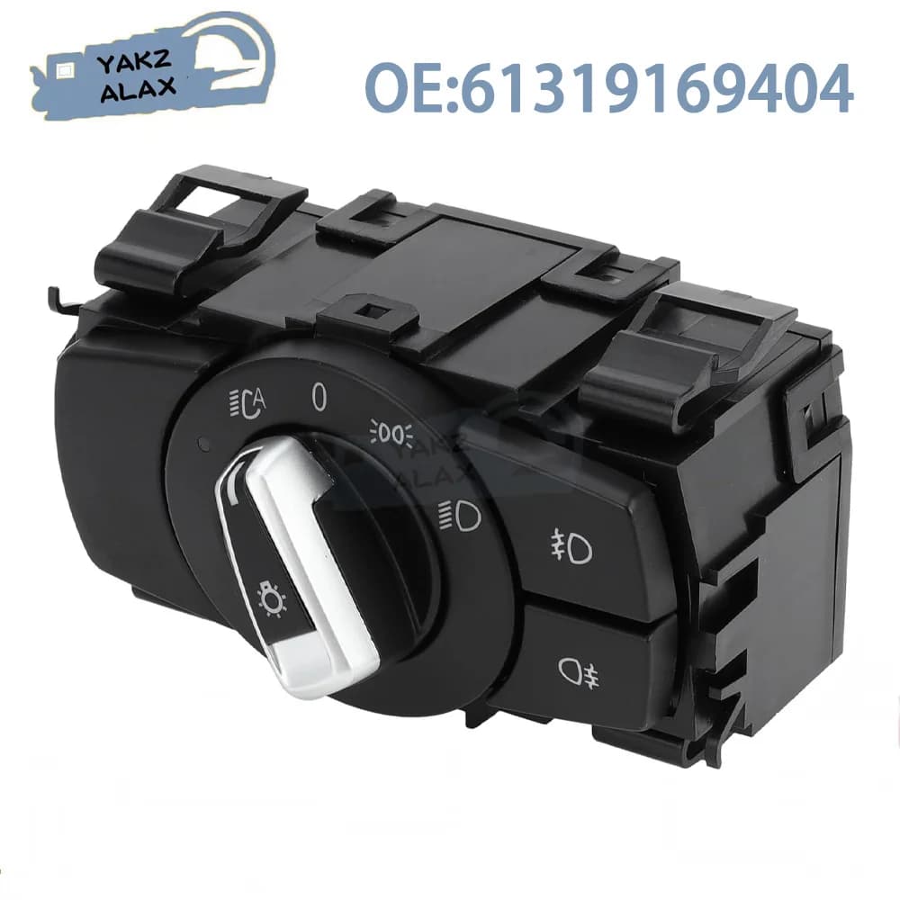 Auto Anteriore Testa Interruttore Della Luce Faro Manopola Rotante per BMW 1 3 X1 Serie E81 E87 E90 E91 E92 E84 61319169404 Parti di Ricambio