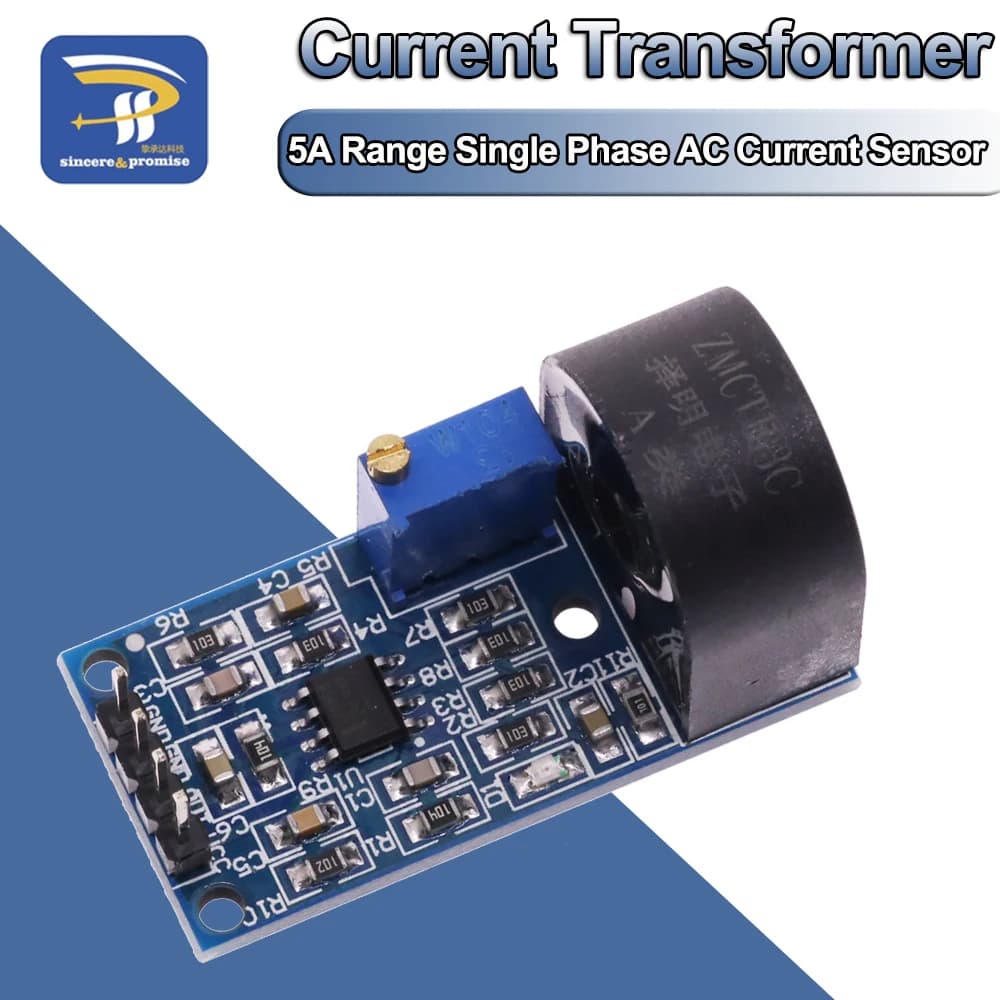 ZMCT103C 5A single-phase range AC output active on board precision Micro current transformer current module current sensor for Arduino
