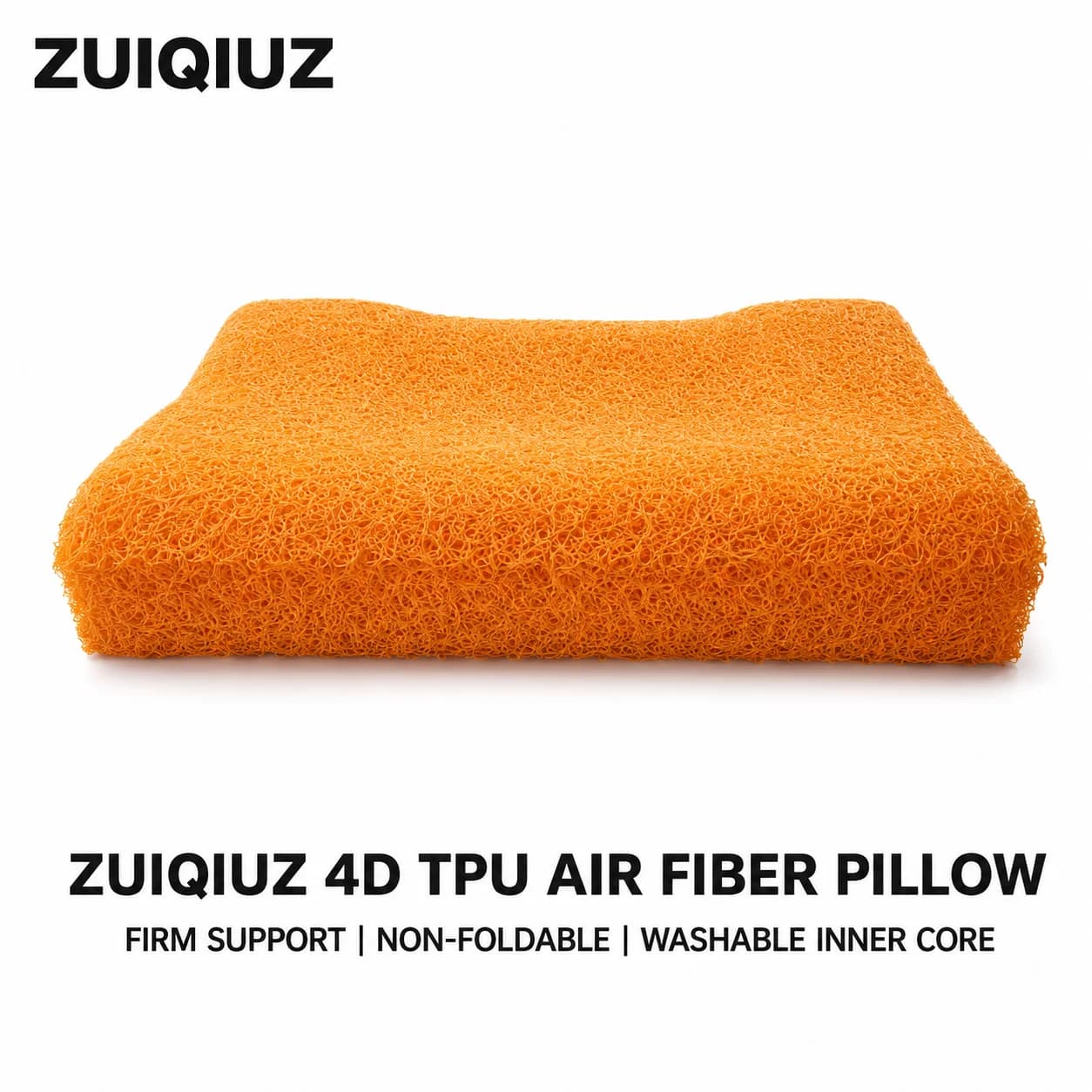 4D Air Fiber Pillow Virgin TPU Elastic Hollow Pillow Fully Breathable Washable Cooling Sleeping Pillow Support Neck Pillow