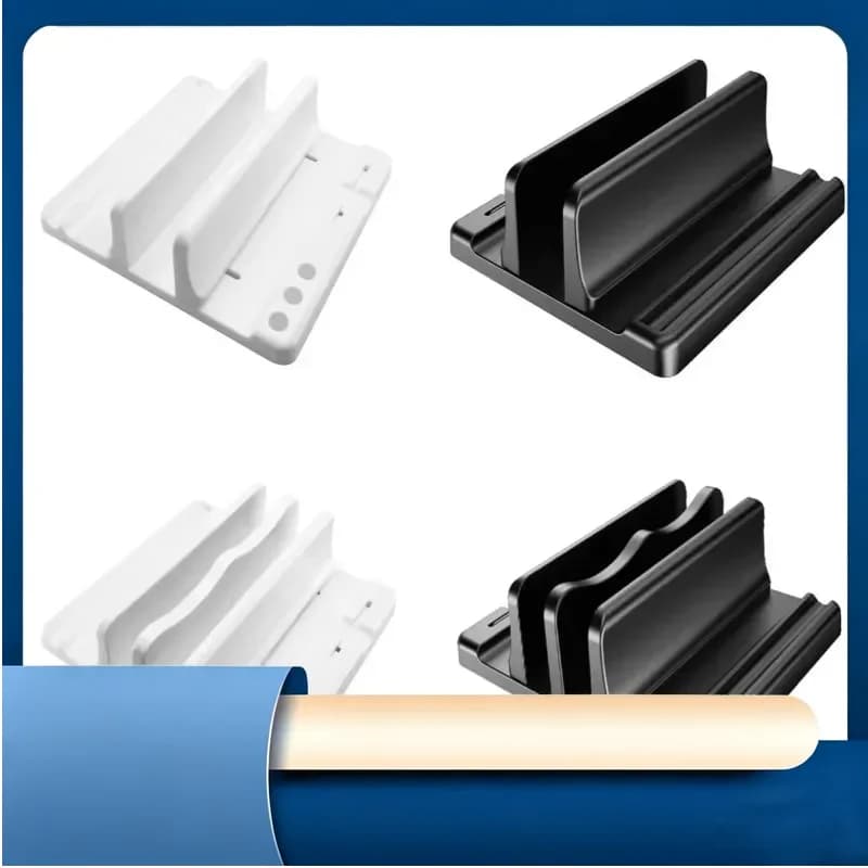 2026 Adjustable Desktop Laptop Stand Vertical Scalable Design Office Desk Computer Storage Support Rack New