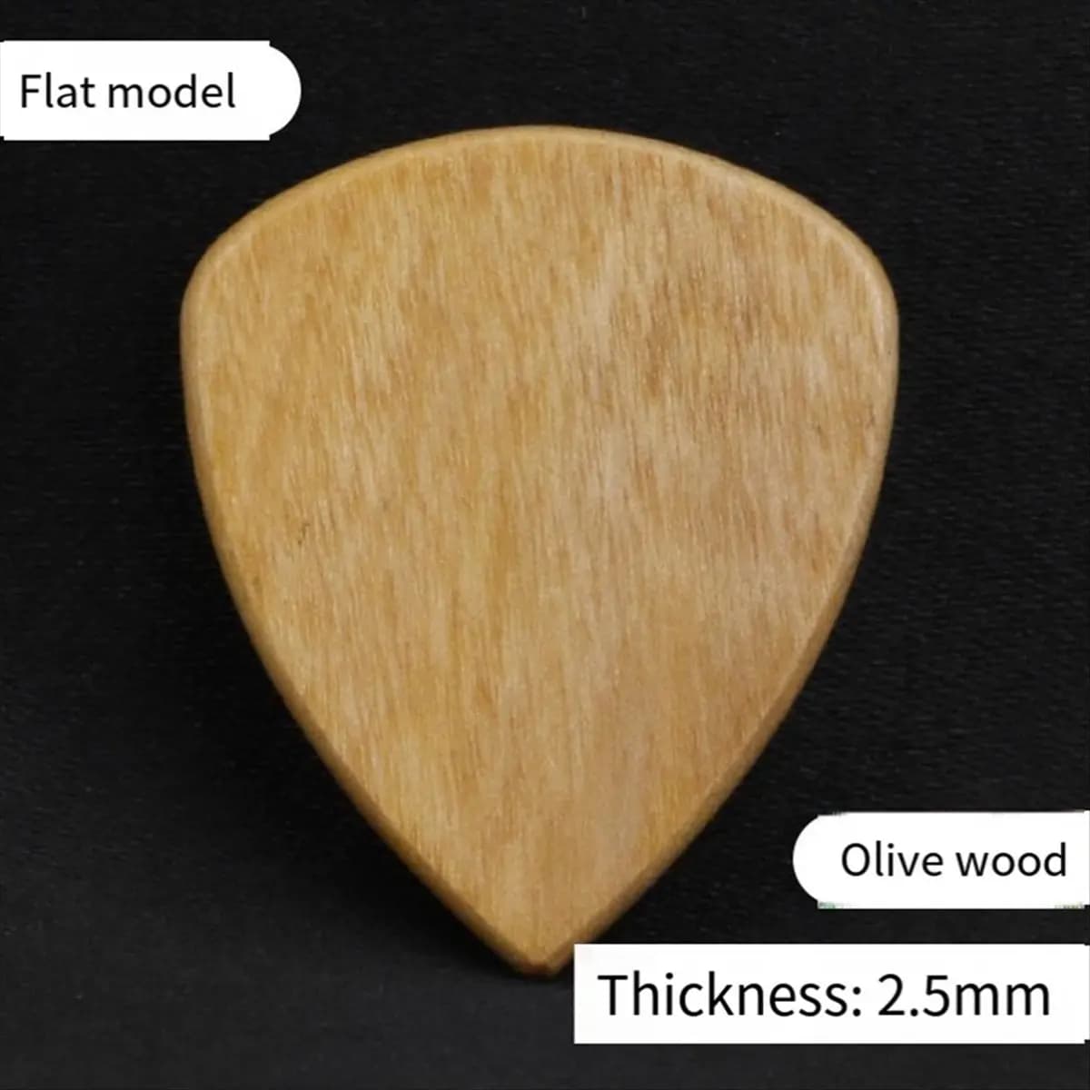 (AD12) Wooden Guitar Picks, Wooden Guitar Picks for Electric, Acoustic or Bass Guitar,5-Piece Set