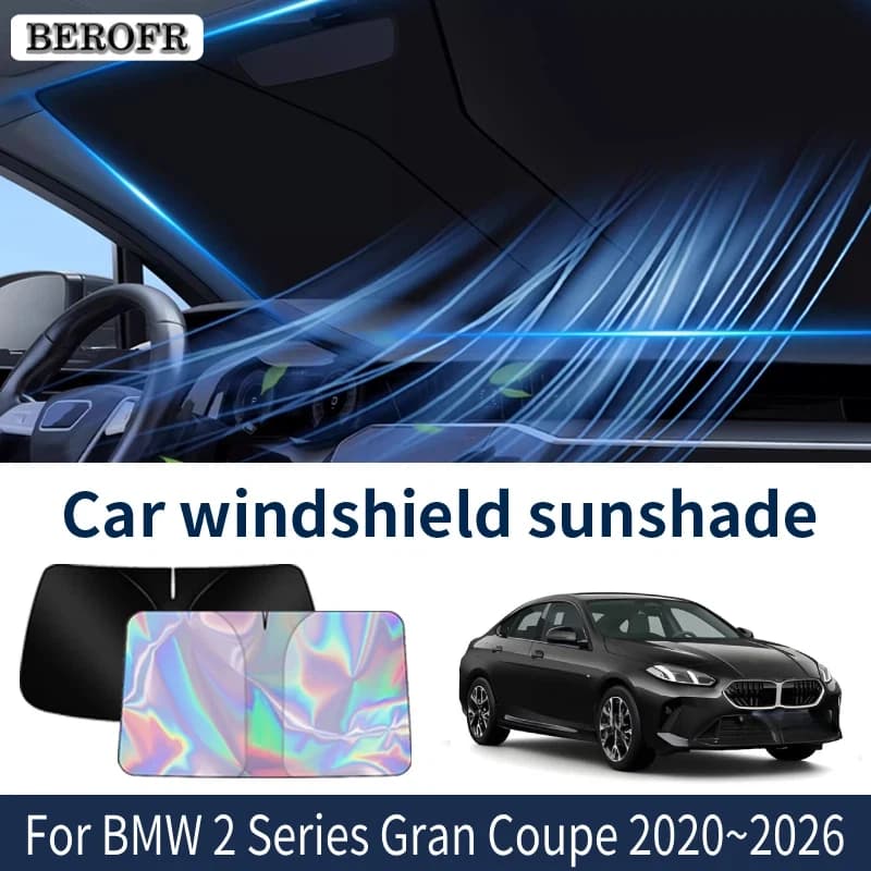 Front Windshield Sunshade For BMW 2 Series Gran Coupe 2020~2026 2025 Car Sun Visor Heat Insulation Summer Cooling Accessories