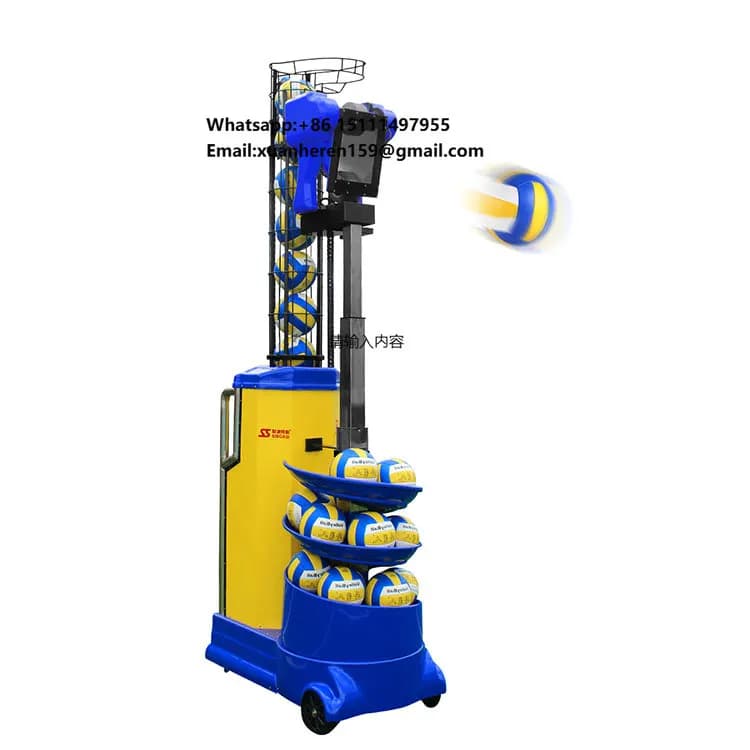 Macchina Automatica per Allenamento Pallavolo, Attrezzatura per Pratica di Pallavolo, Forniture Sportive