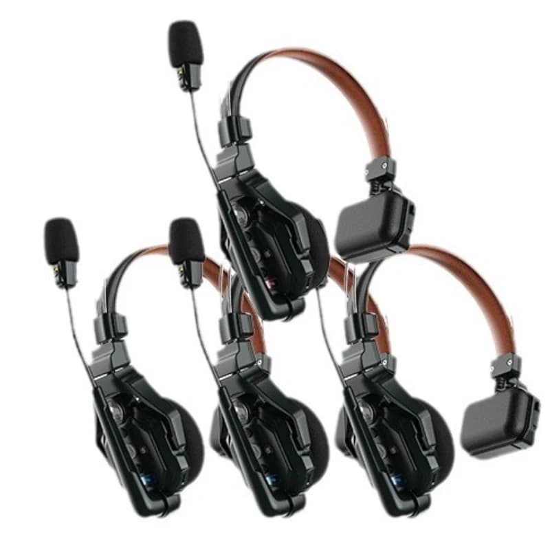 Standing Voice Pro Cuffie con cancellazione del rumore da uno a sette Sistema di chiamata wireless Cuffie walkie-talkie full duplex che indossano tre