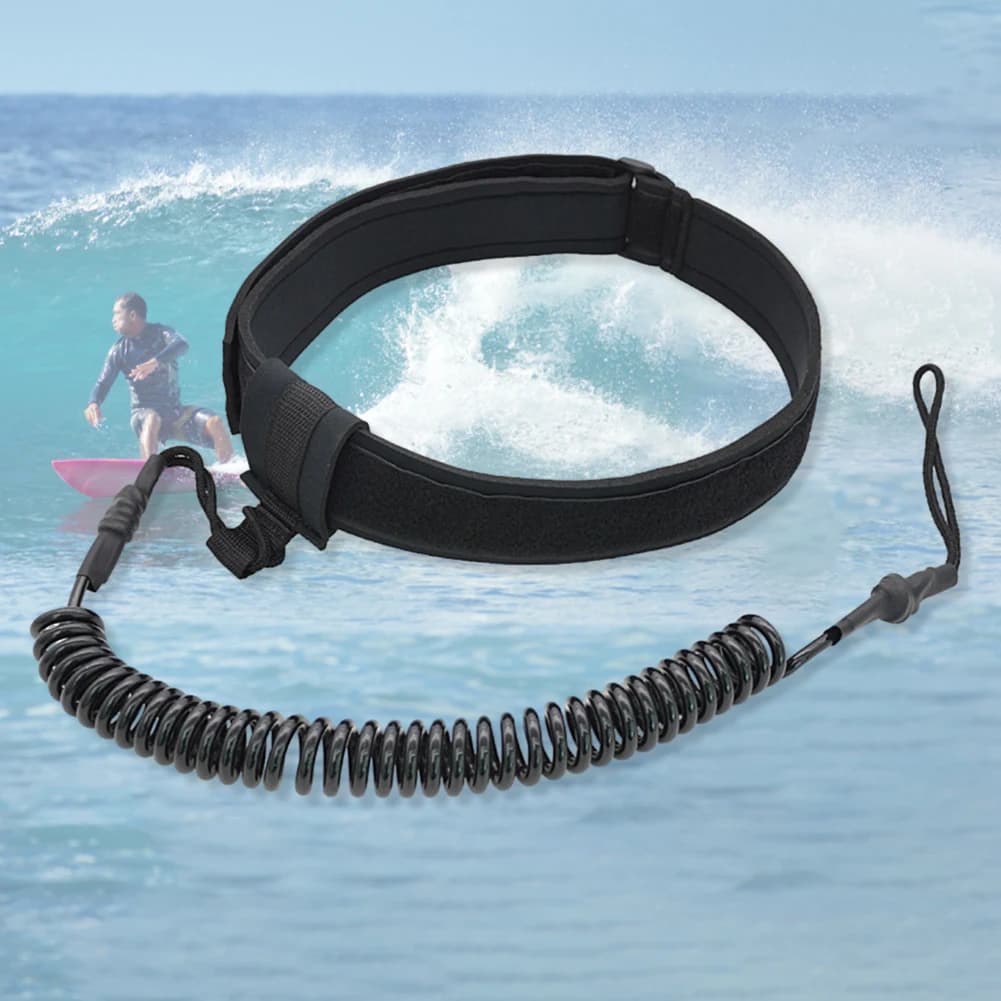 Corda da Surf da Polso 6mm in TPU con Molla, Corda da Vita per Surf, Cinghia di Ricambio per Surf/Stand Up Paddle Board/Kayak