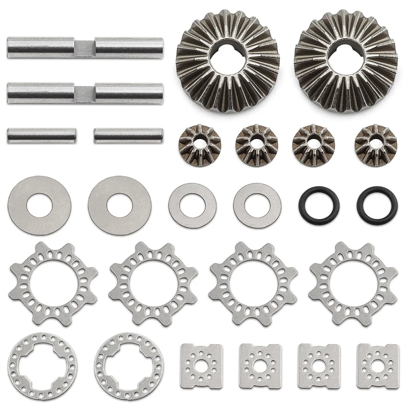 Set di Ingranaggi Differenziali Anteriori e Posteriori in Metallo per Auto RC ARRMA 1/8 Kraton V5 1/7 Big Rock Mojave EXB BLX - Parti di Aggiornamento