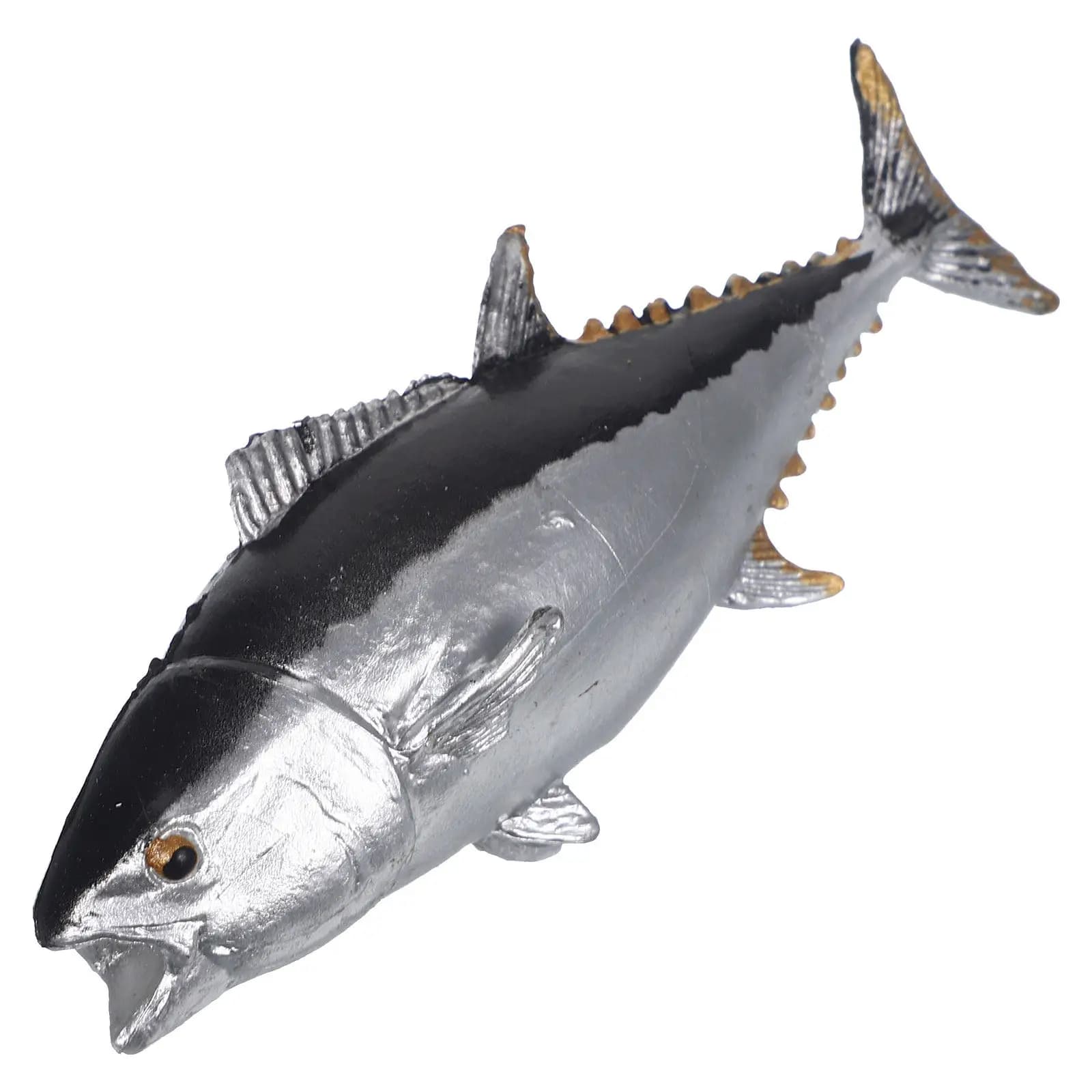 Pesce Tonno Realistico in Plastica per Decorazione, Simulazione Cognitiva, Esposizione Educativa per Stanza, Asilo Nido, Giardino