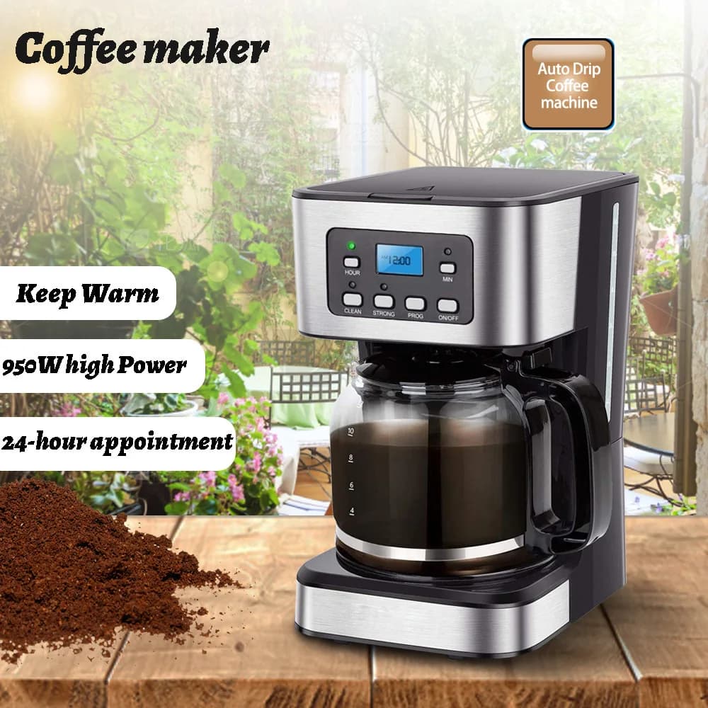 950W 220V All-in-One Coffee Machine, Espresso Maker with High Pressure Extraction & Milk Frother for Home Latte Art