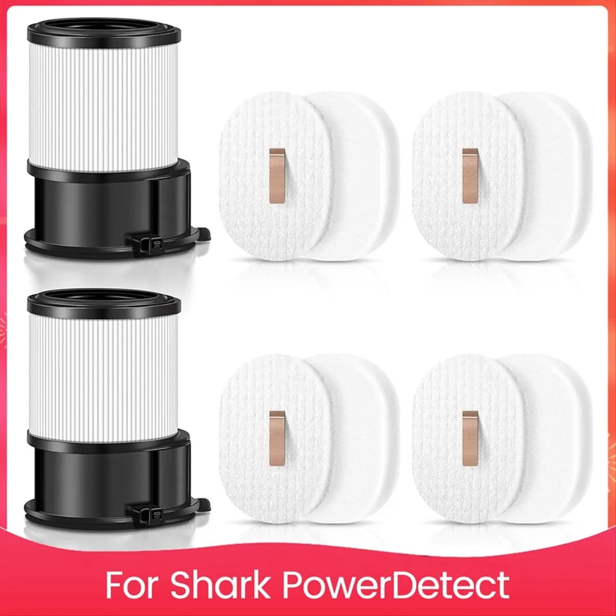 CLIM Filtro di ricambio per aspirapolvere portatile senza fili PowerDetect IP1251 e IP3251, filtri post-motore