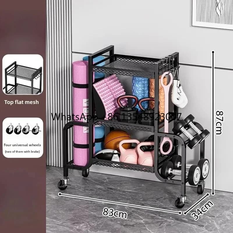 Cesto portaoggetti per tappetini yoga, attrezzature sportive, utensili domestici, porta palloni