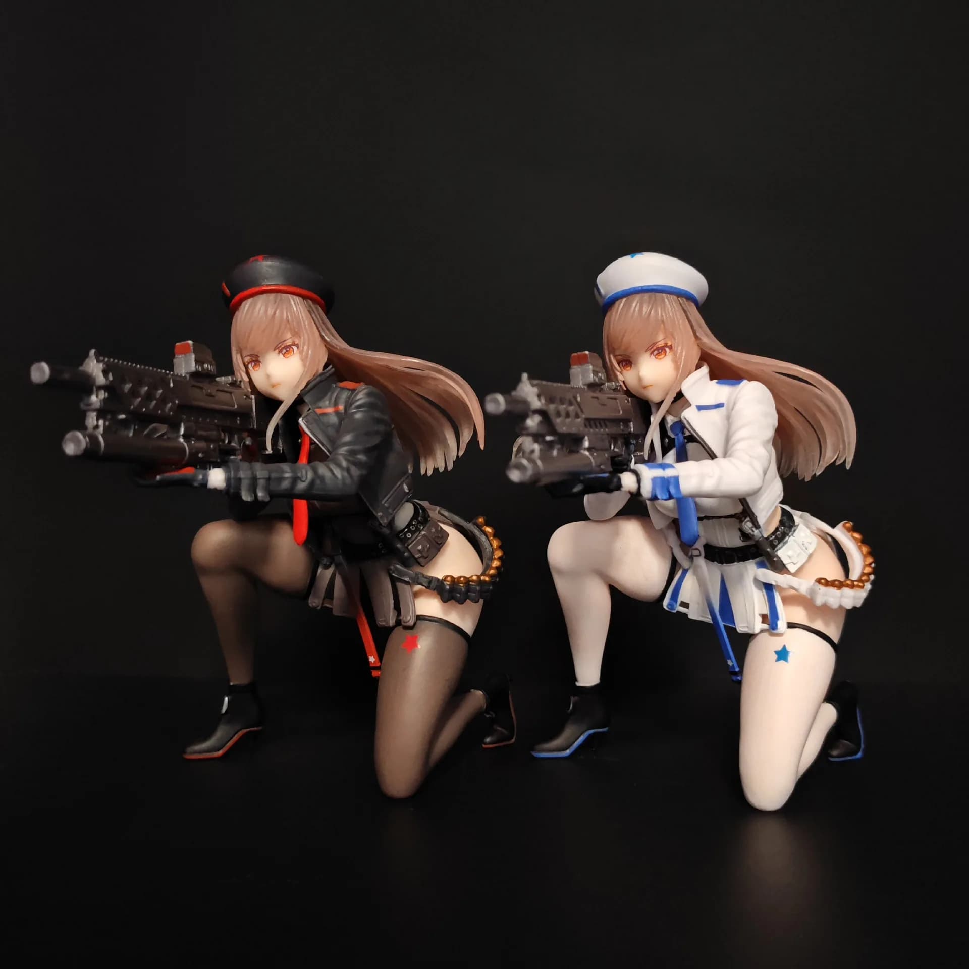 Victory Girl Rapi Figure Pink Hair Military Outfit Snow Scene 12cm Sexy Maid Movable Pvc Swimsuit Favorite Toy Gift