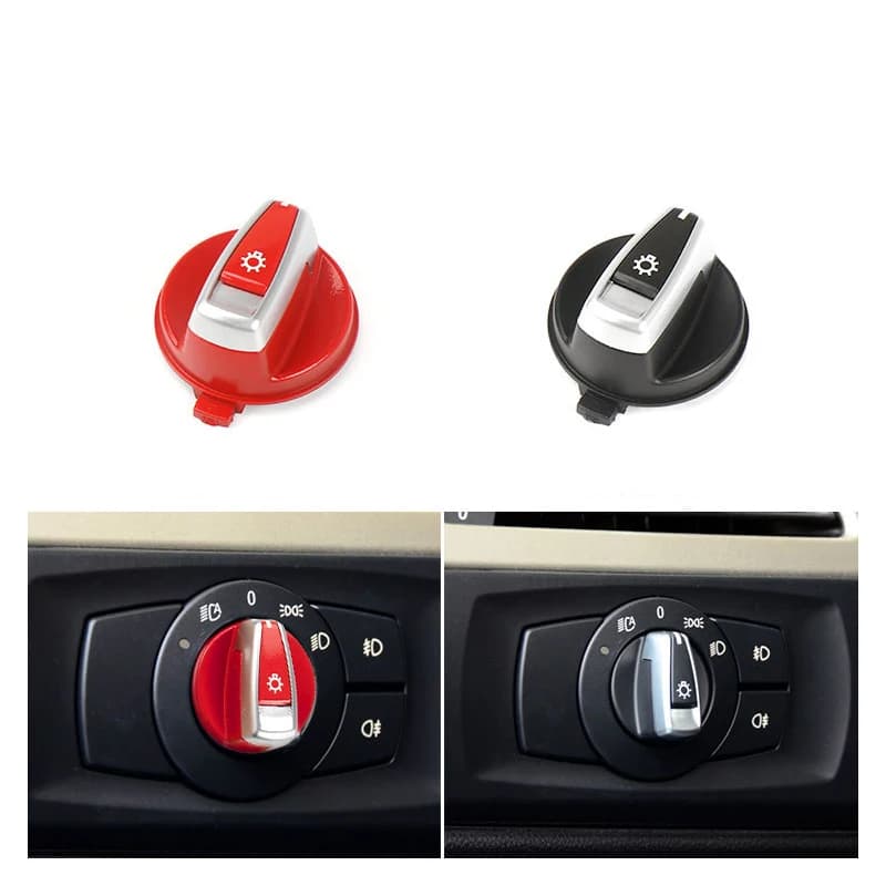 For BMW 1 3 X1 Series E90 E91 E92 E93 E84 E81 E82 E88 Car Headlight Switch Assembly Head Lamp Rotary Knob Button Cap61316932796