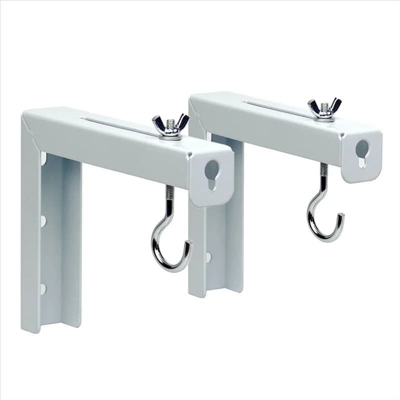 ABZW 2Piece Projector Screen L-Bracket Adjustable Extension Mount Stand Mounting Hanger Holder
