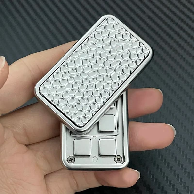 Giocattoli Antistress Magnetici a Scorrimento, in Lega di Zinco, Creativi e Innovativi, per Concentrazione e Relax, Spinner Antistress