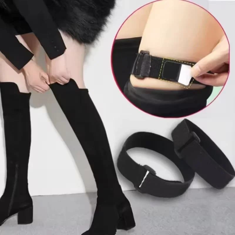 Set di cinghie adesive con nastro antiscivolo per stivali alti Cintura antiscivolo anticaduta con adesivo fisso antitraccia