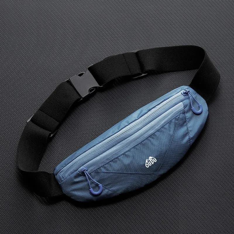 Running sports bag with double zipper pocket, gym pouch, yoga, mobile phone wallet, unisex