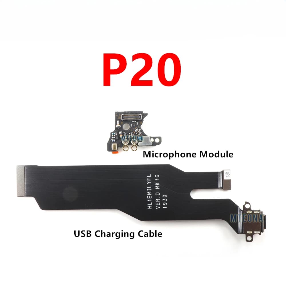 Modulo Microfono USB Type-C 3.1 con Cavo Piatto per Ricarica e Connettore Flessibile per Huawei P20