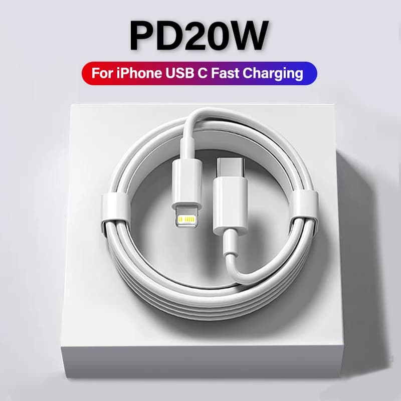 Per APPLE PD 20W Cavo di ricarica veloce per iPhone 13 12 11 14 Pro Max Mini USB C Cavo data per 8 Plus XS Accessori caricabatterie iPad