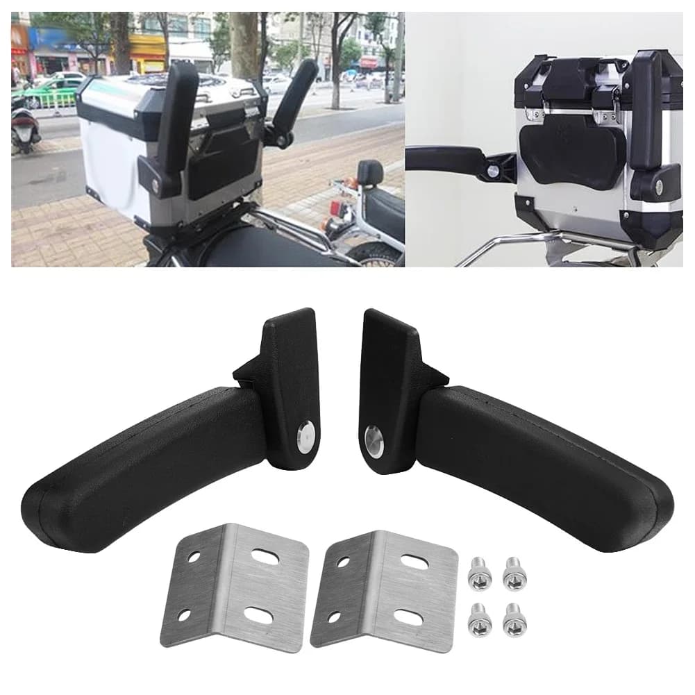 Bracciolo del sedile posteriore del passeggero Kit bracciolo del sedile posteriore pieghevole posteriore del passeggero del motociclo per