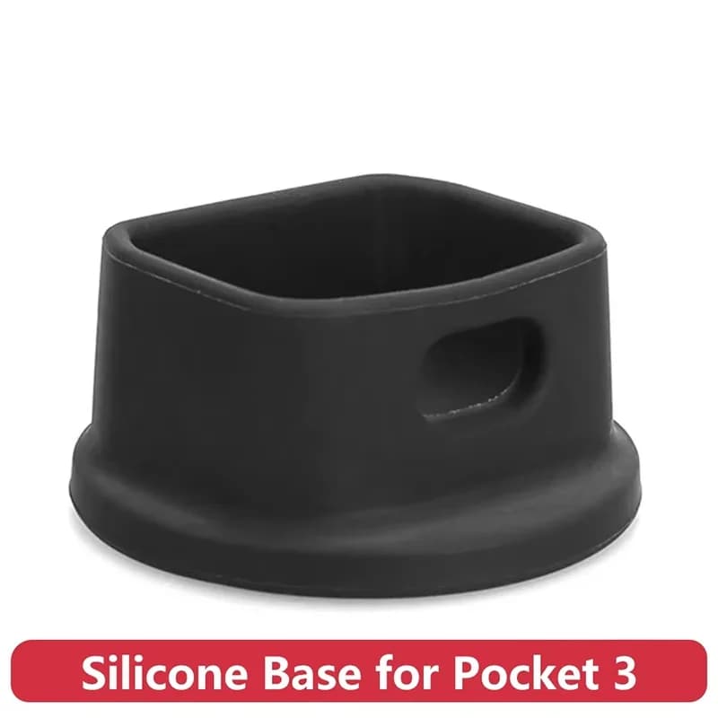 Silicone Dock Desktop Base For DJI Osmo Pocket 3 Sports Camera Anti-skid Fixed Extension Mount Stand Accessory For Osmo Pocket 3