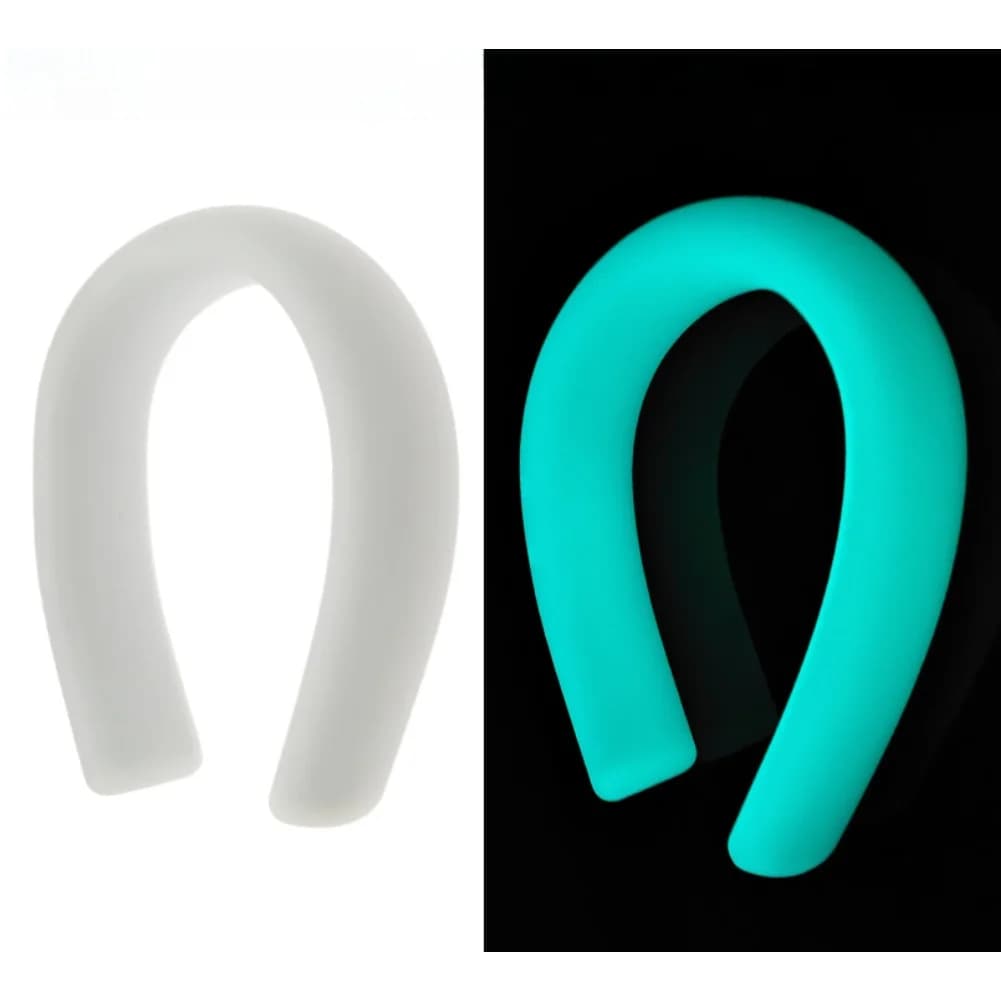 For Wetsuit Compatibility Adjustable Snorkel Weight 39*4*2.1cm Luminous Diving Weight Bendable Silicone Exterior