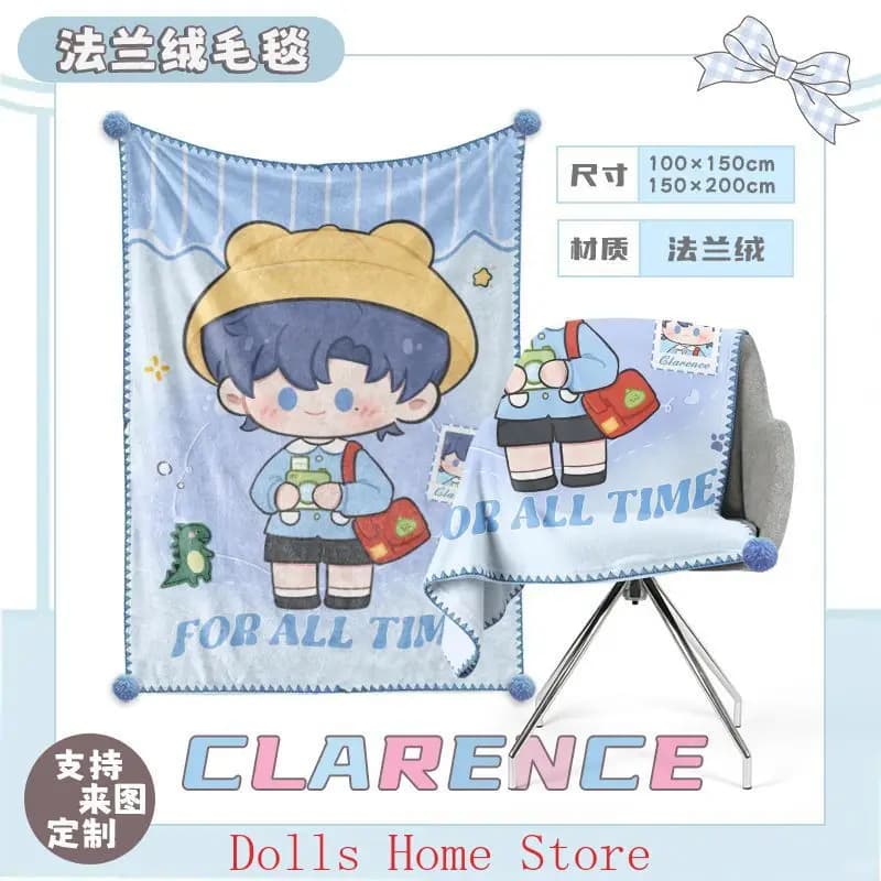Flannel cover Ayn Rorschach Alkaid Anime Cosplay, warm and trendy, for sofa, house, nap, bed
