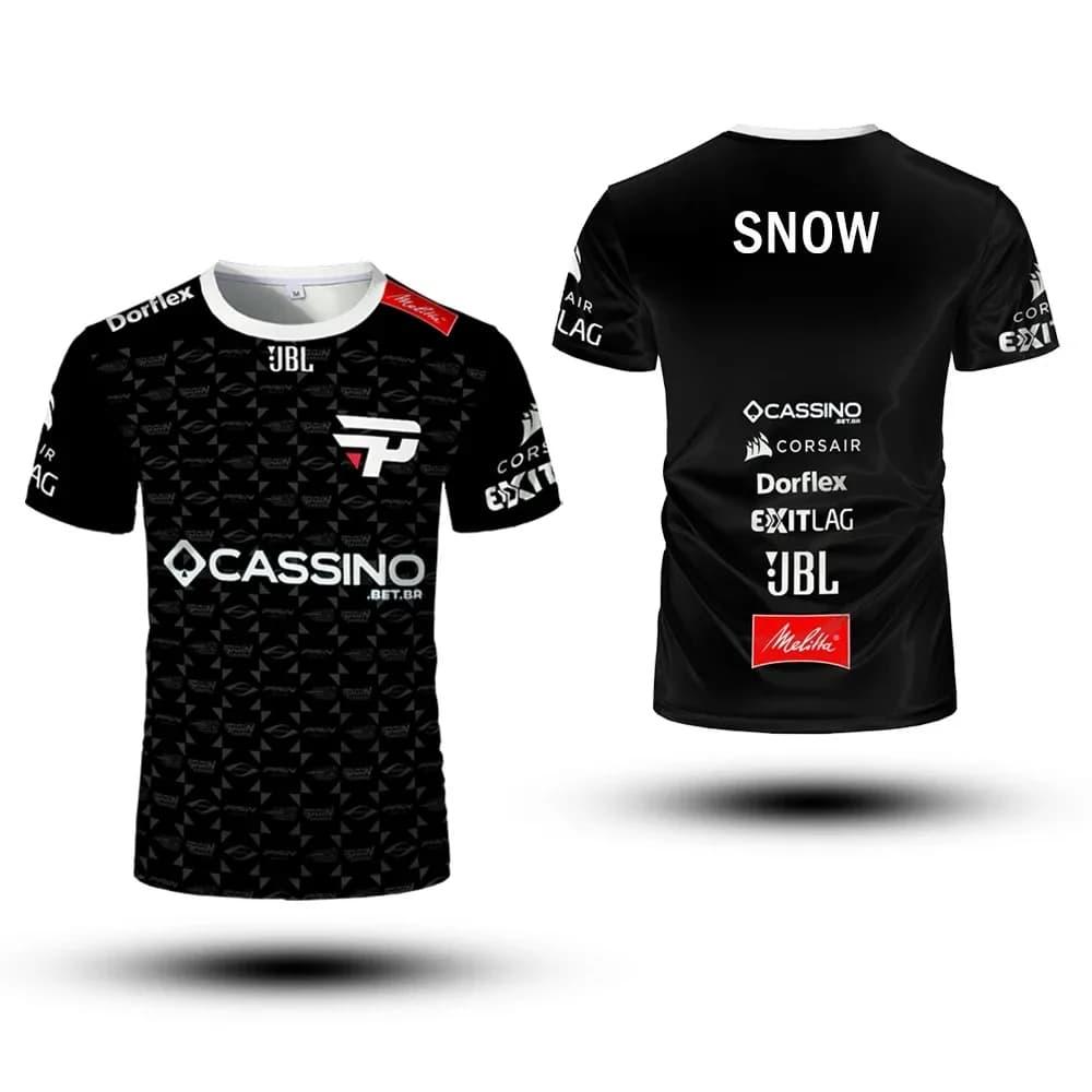 New Esports Team Knife, T-Shirt Sports Breathable Fast Drying for Men, for Daily Use, Fitness, Cycling and Hiking